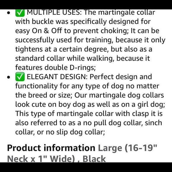 Martindale Reflective Dog Collar and Leash - Picture 9 of 9